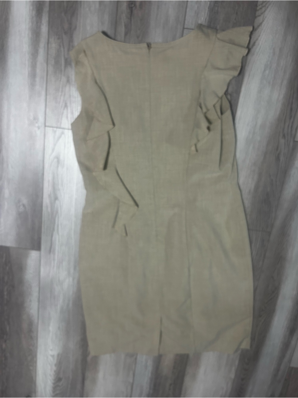 Calvin Klein Ruffle Shift Dress - Picture 7 of 7